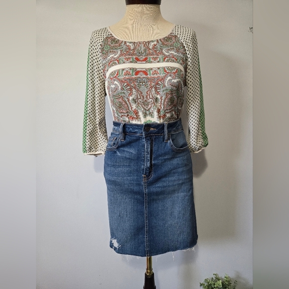 Scotch And Soda/ Maison Scotch Paisley Print Women's Top. Size Small - Picture 9 of 15